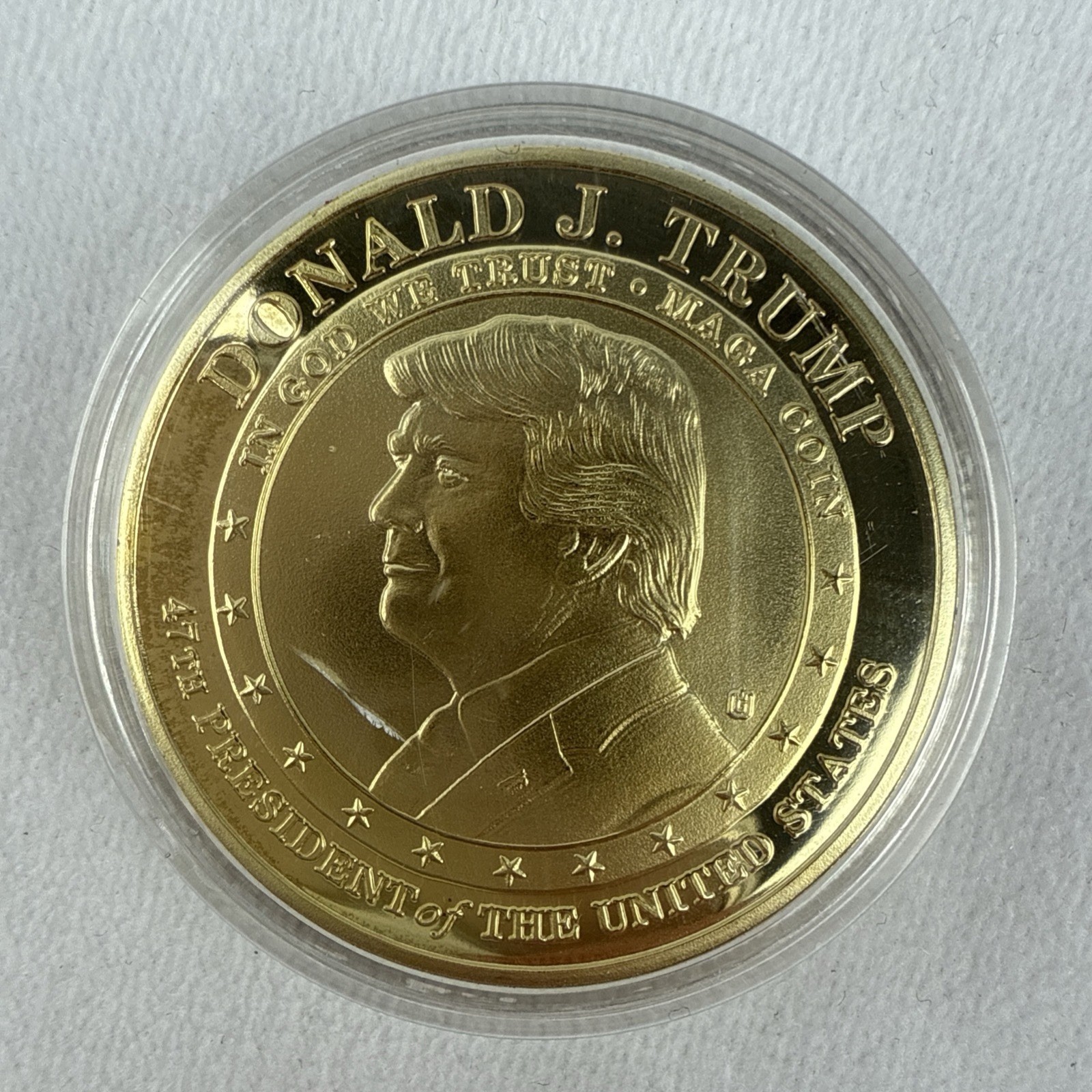 Donald Trump 2024 MAGA 47th Presidential Memorabilia Pack - Hat, Coin, & Card