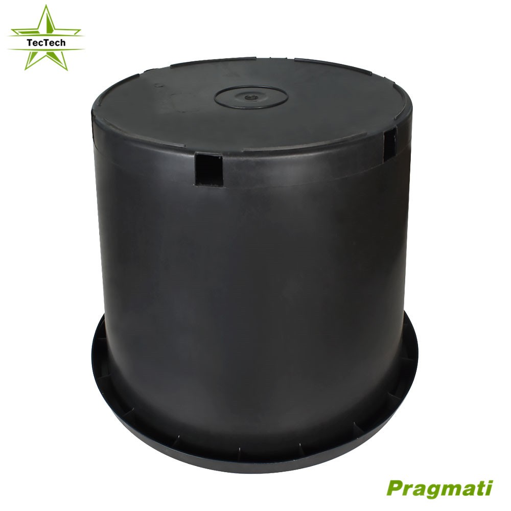 10 Pack 15 Gallon Black Injection Molding Flower Pots Garden Plant Nursery Pots