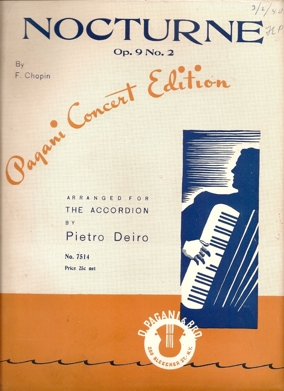 PIETRO DEIRO MASSIVE ACCORDION SHEET MUSIC COLLECTION - 446 SELECTIONS on DVD