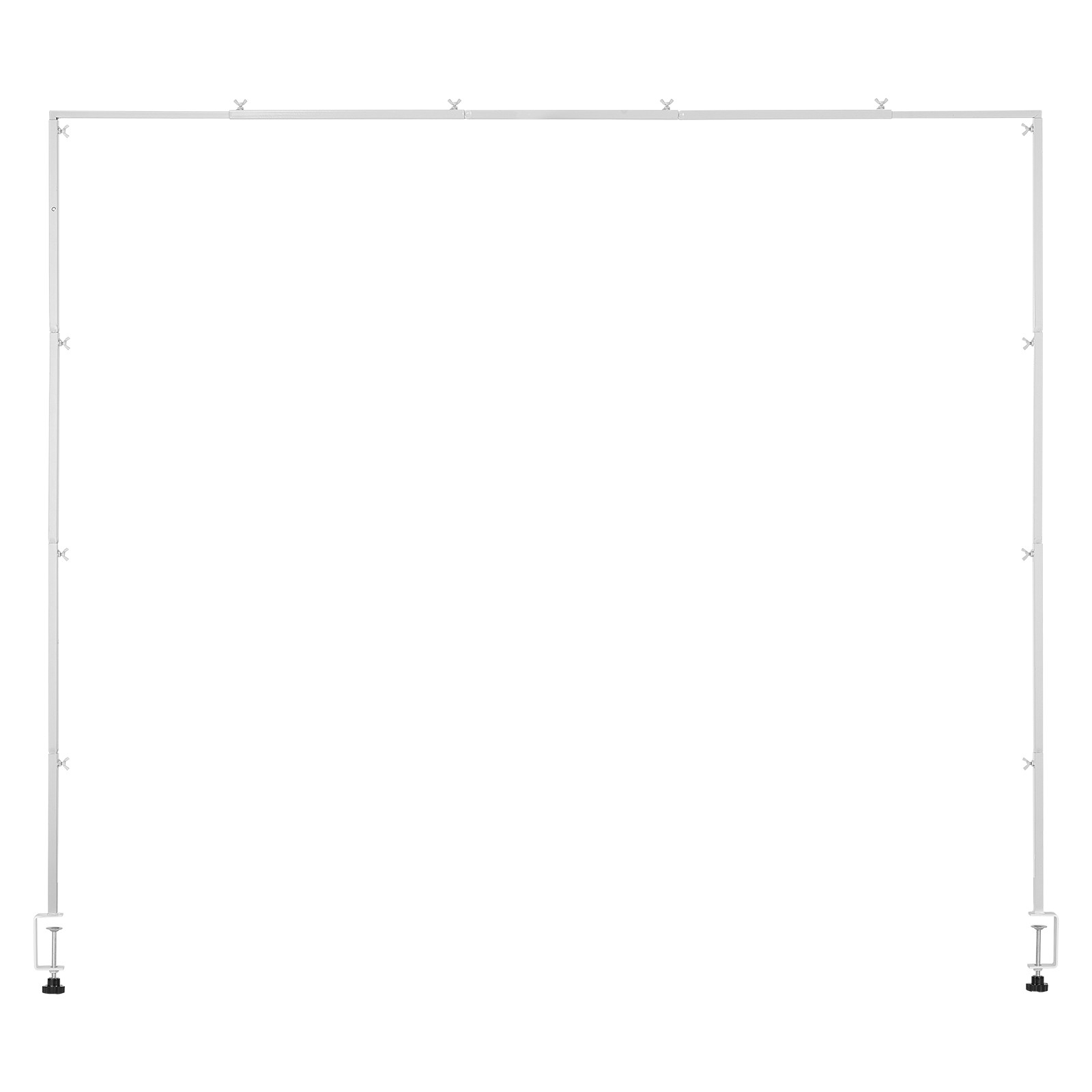 Over The Table Rod Stand with Clamps 28-98" Adjustable Metal Wedding Party Decor