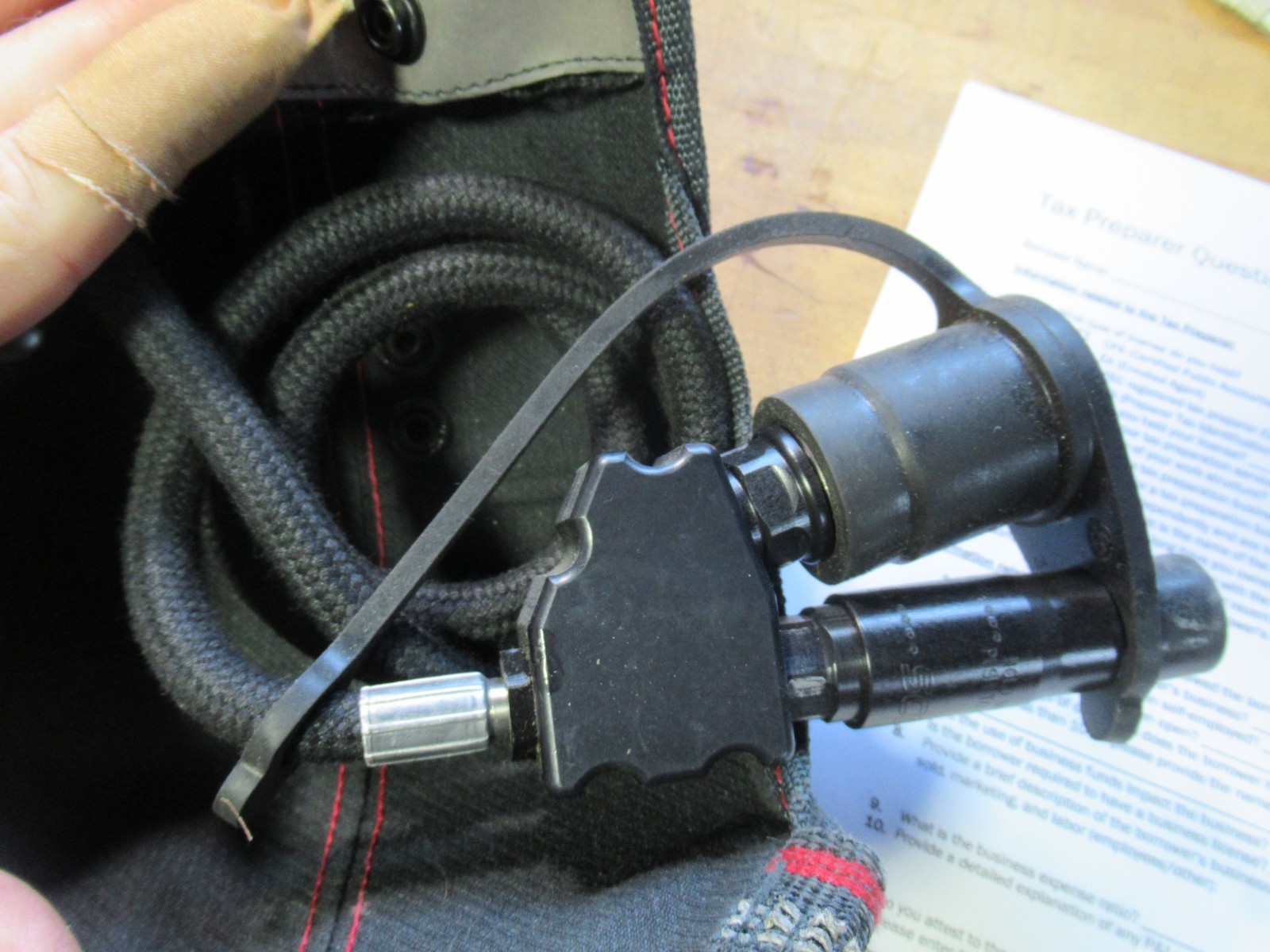 Scott SCBA DUAL EBSS Buddy Breather AP-50 AP-75 With Pouch UMBILLICAL