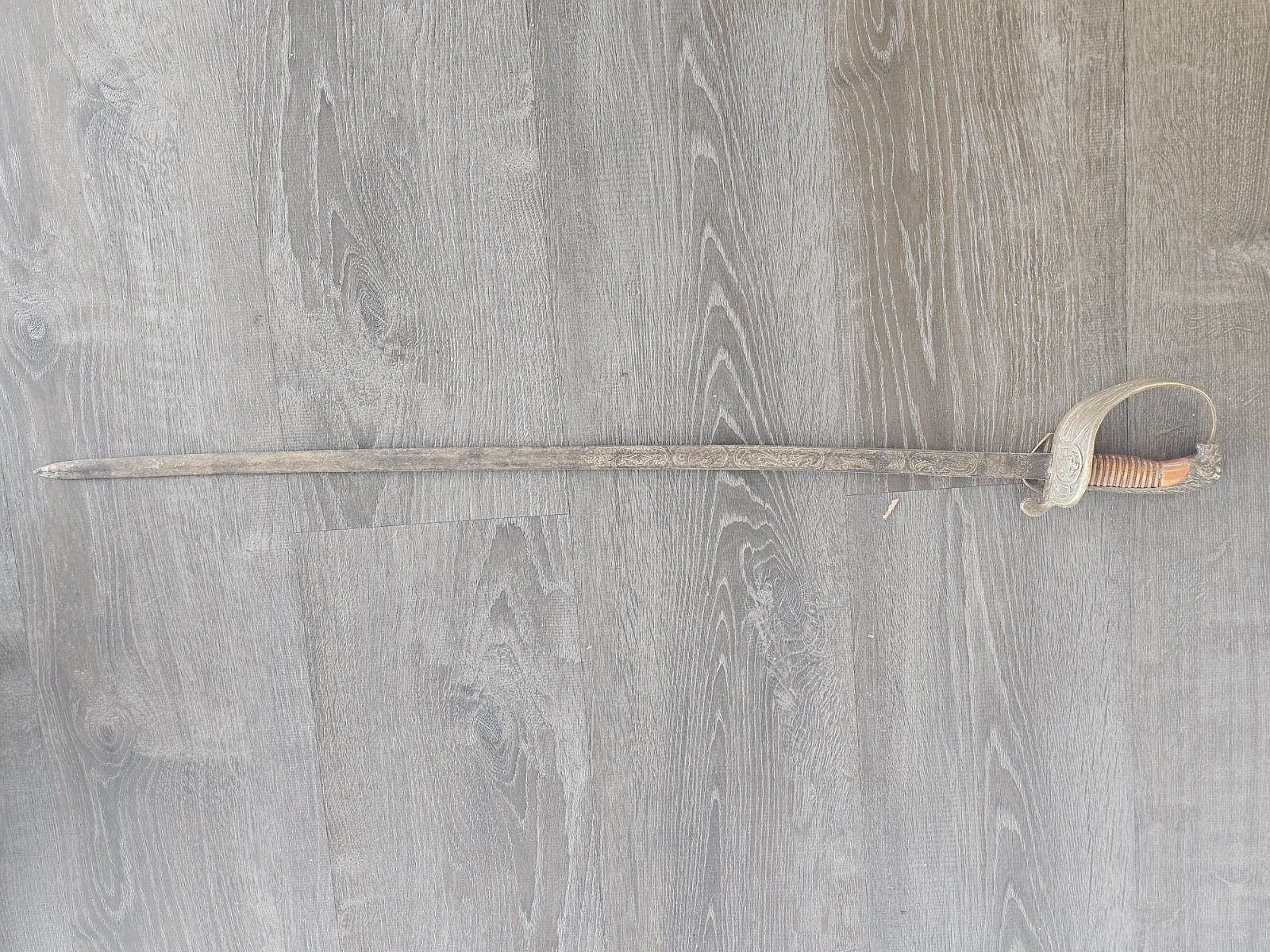 RAREST SPANISH AMERICAN WAR NAVY OFFICERS SWORD LIONSHEAD SHIELD SABER 1857