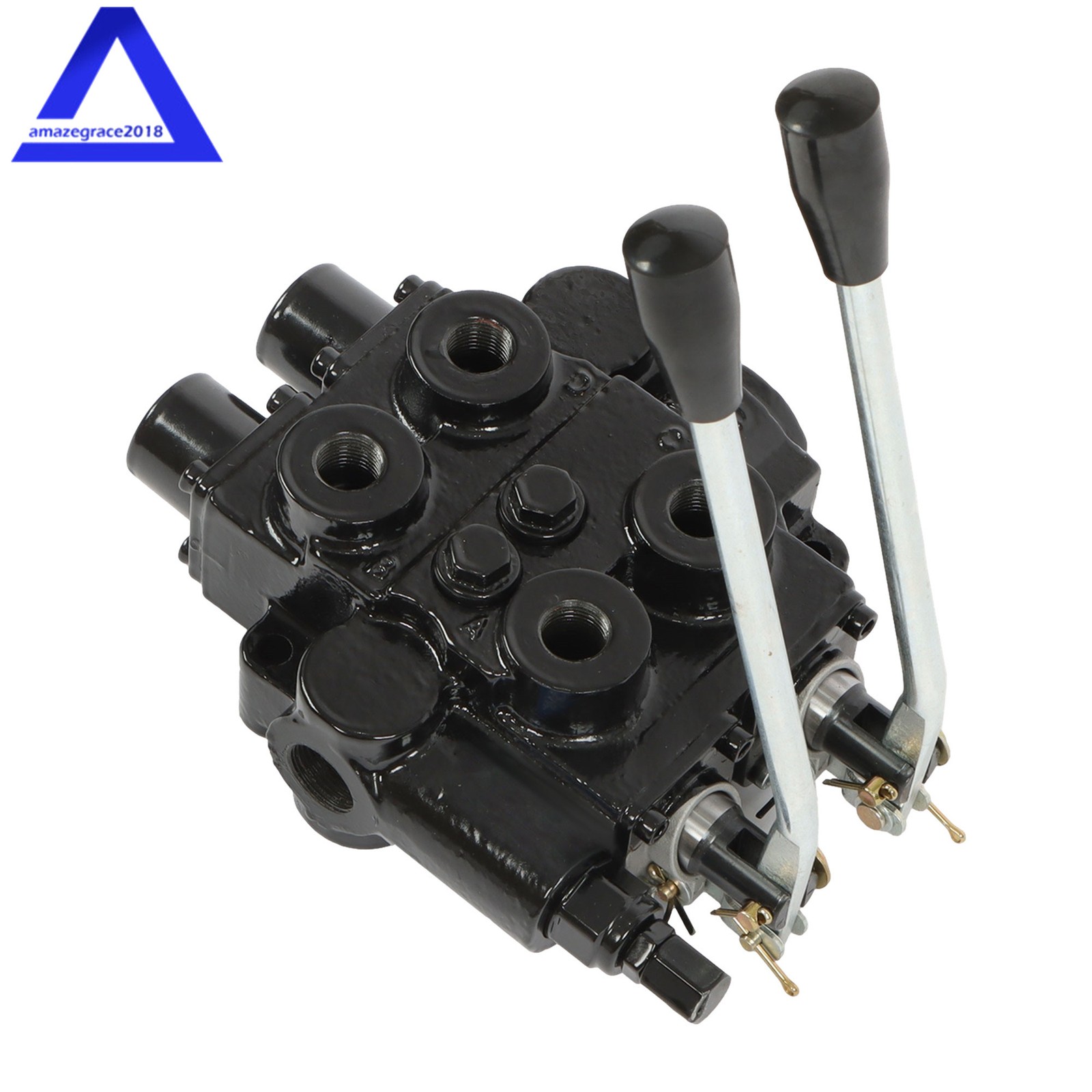 2 Spool 25 GPM RD522CCAA5A4B1 Double Acting Hydraulic Valve In/Out 3/4" NPT