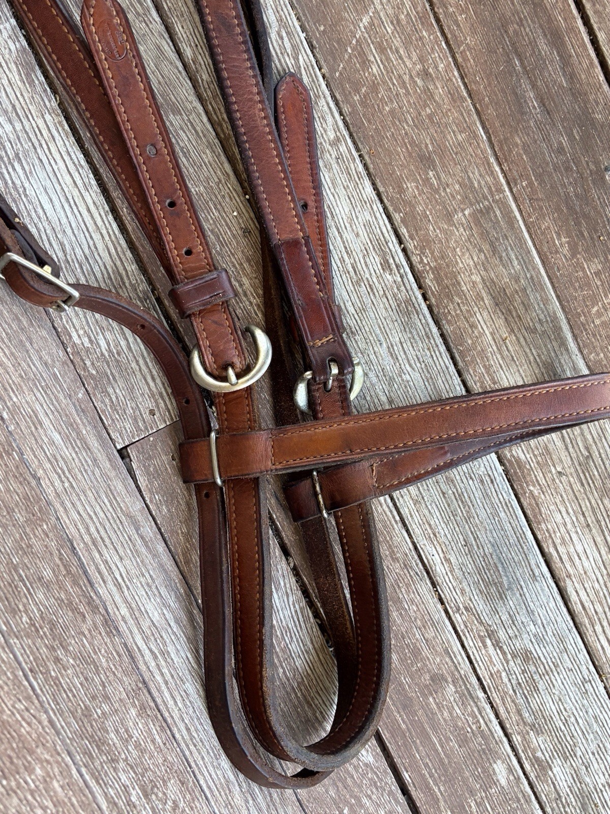 Champion Equine Headstall And Roy Robinson Snaffle Bit Good Condition