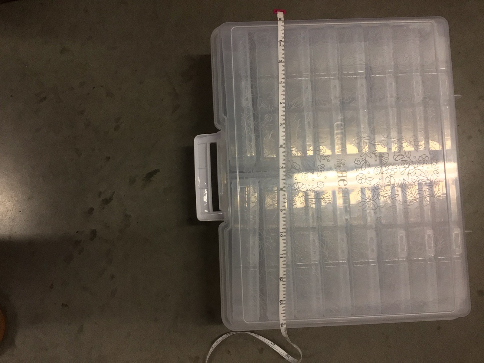 CTMH Photo Craft Storage Organizing Case 14” X 11” X 5” W/ 16 Organizer Boxes