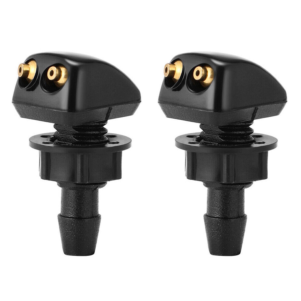 Car Front Windshield Wiper 6.5ft Fluid Hose 2x Nozzle Windshield Sprayer Jet Kit