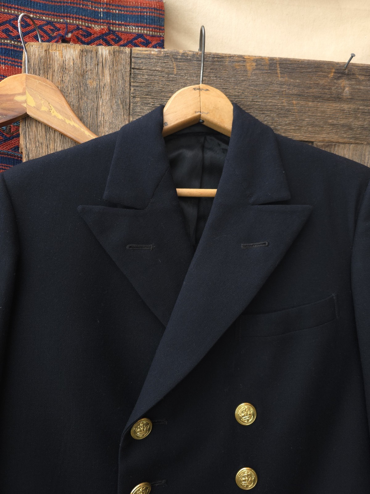 Vintage Antique 1920s Naval Uniform British Navy? Glasgow Scotland Peak Lapel 36