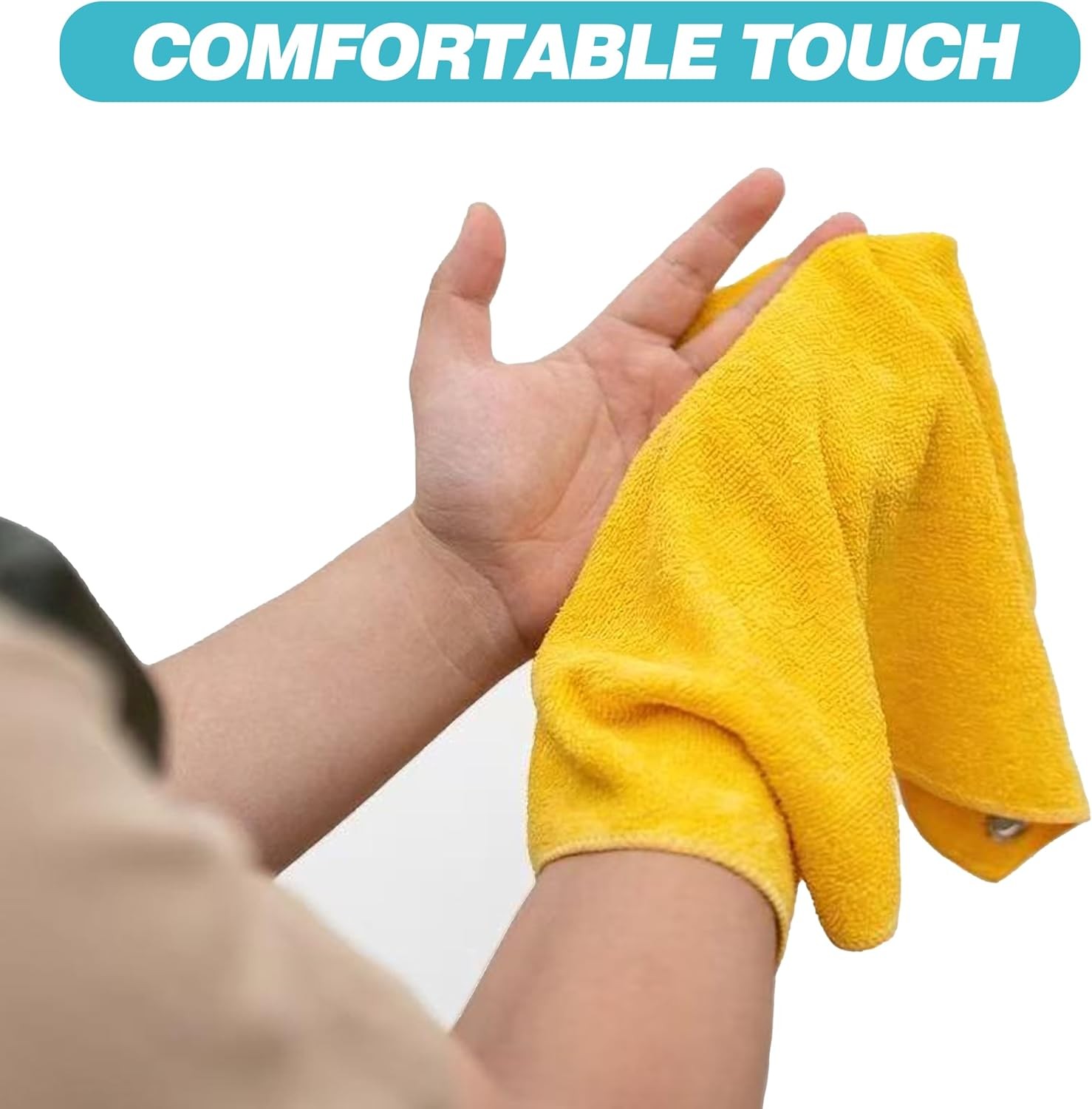 Microfiber Hiking Towels with Clip, Comfortable Cleaning of Sweat Skin or Hiking