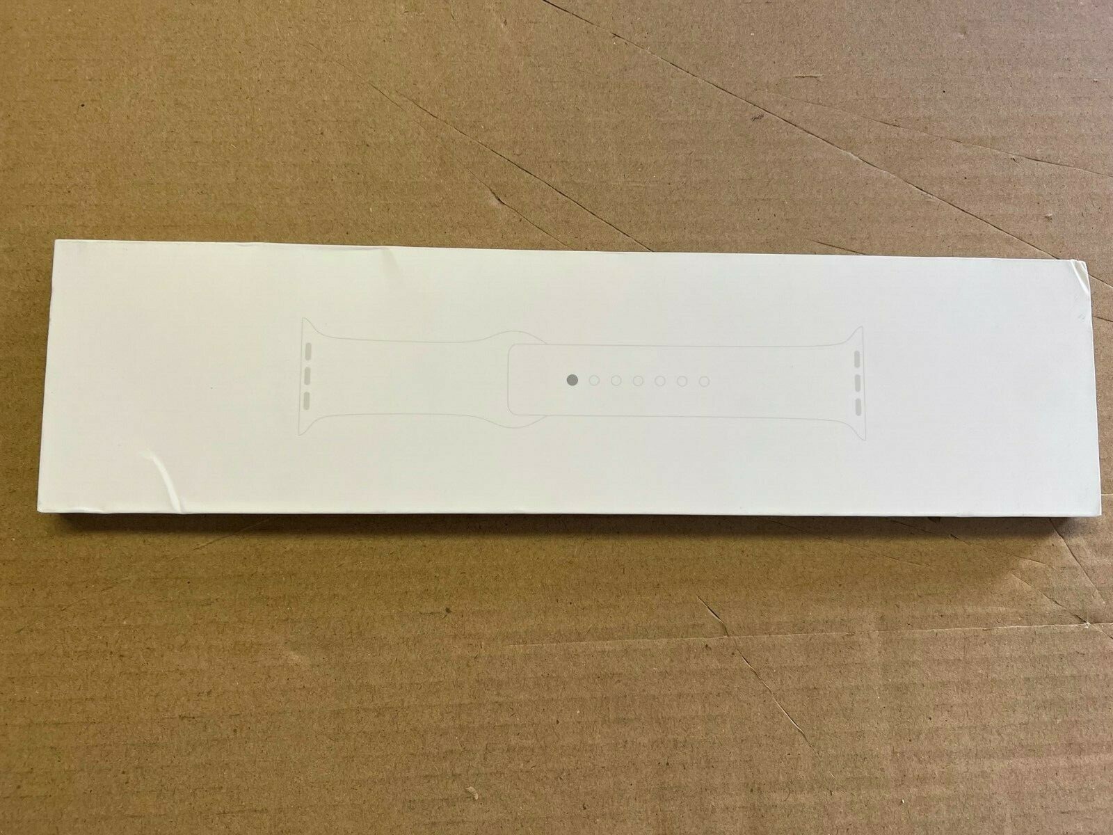 OPEN BOX OEM Apple Watch Sport Band 38mm 40mm White MTP52AM/A in Original Box