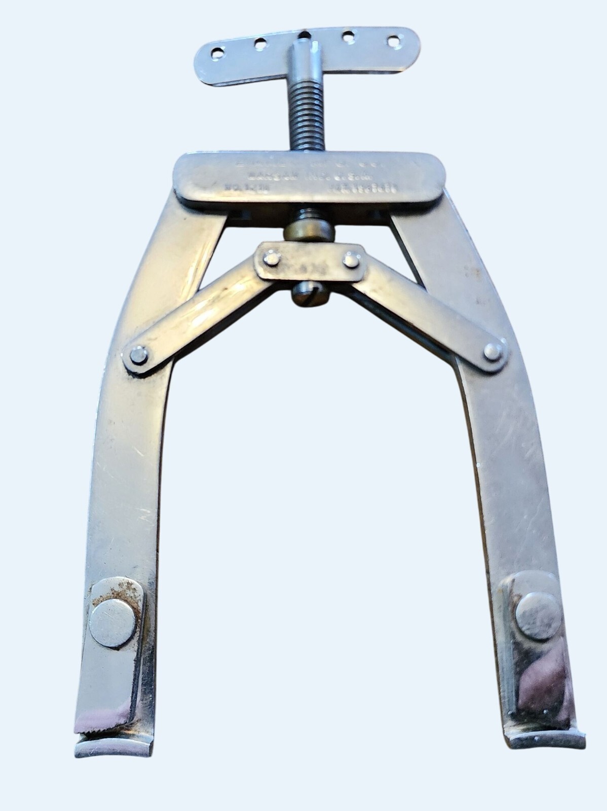 Vtg Zimmer MFG Surgical Wire Tractor Adjustable Tool No. 1218 USA Patent 1967471