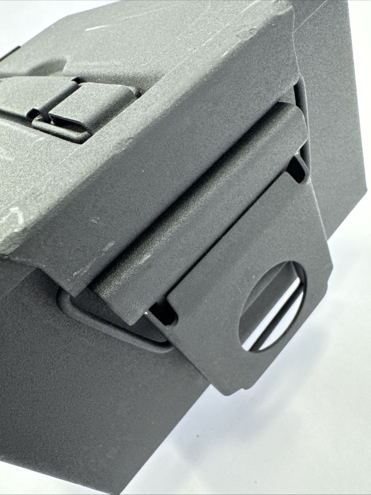 Stealth Tactical Small Bsa Metal Military Ammo Canister 7 1/2 X 5 1/2