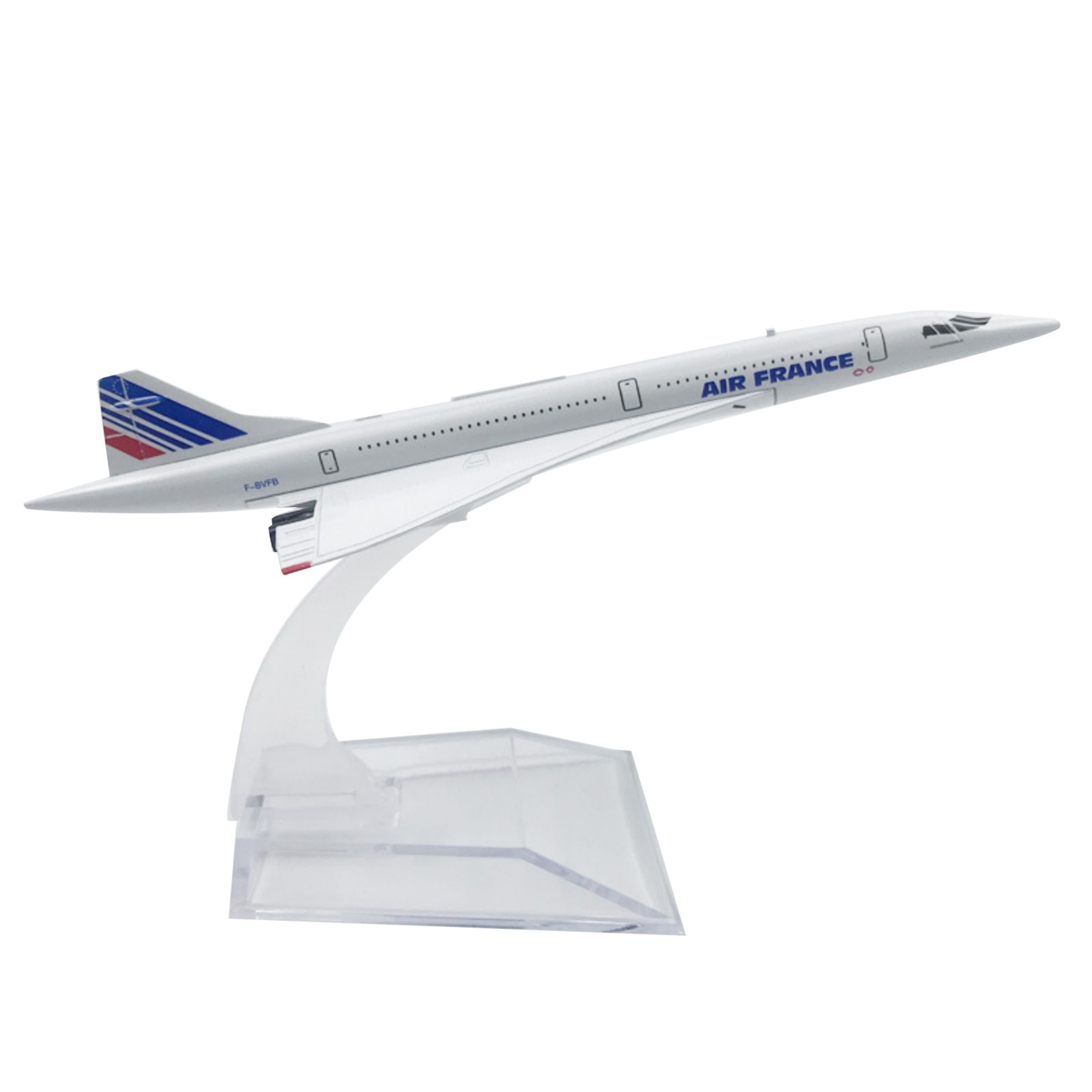 16cm Diecast Alloy Air France Concorde Plane Model 1:400 Scale Toy Collection