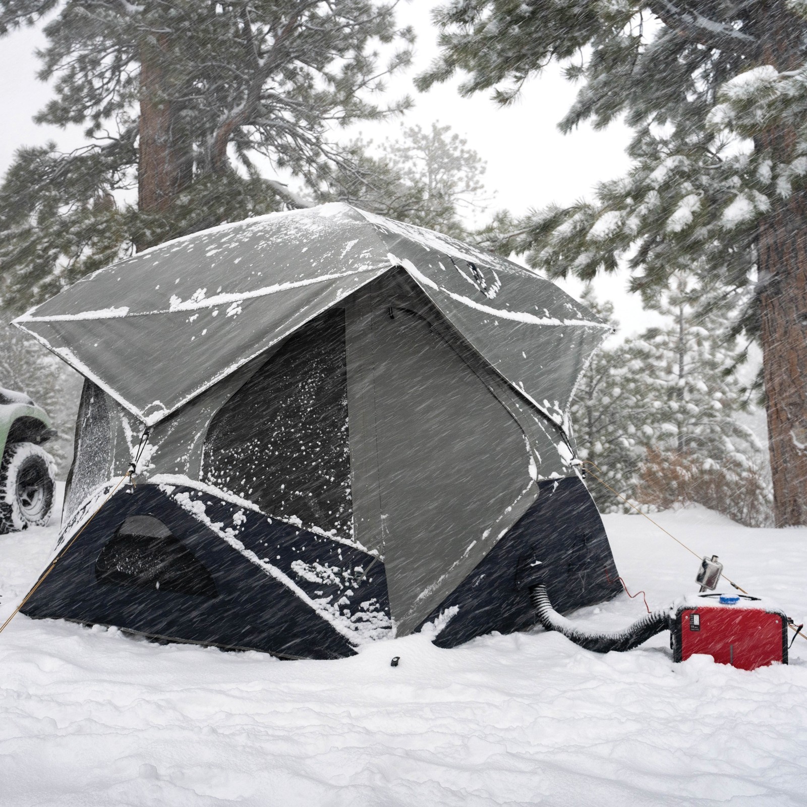 Gazelle Tents™ T4 Overland EXP Hub Tent, 4-Person, Agave Green