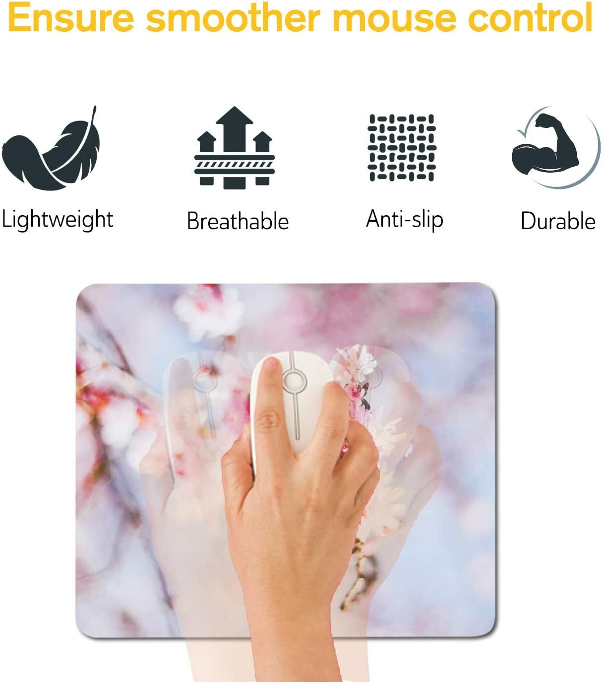 A-SUB Sublimation Blanks, 24PK Large Extended Gaming Mouse Pads 9.4"x7.9"x0.08"