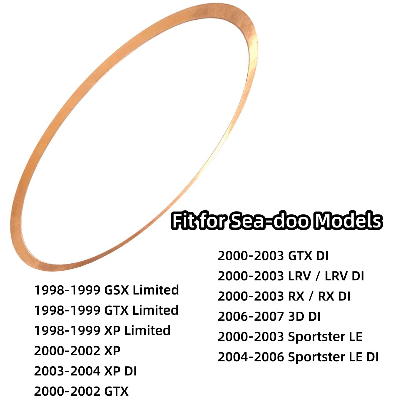 Exhaust Sealing Ring Gasket 274000511 For SEA-DOO GSX GTX XP RX LRV LE Sportster