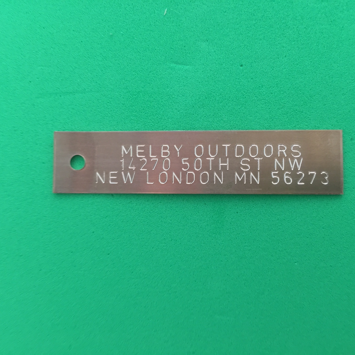 QTY 25-ENGRAVED COPPER TRAP TAGS/TRAPPING SUPPLIES/TRAPS/ANIMAL TRAP ID TRAPPING