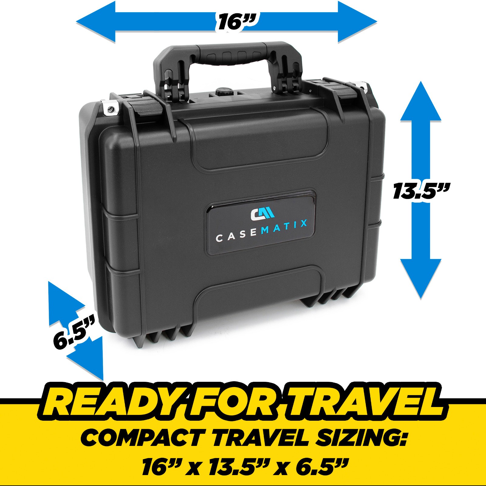 CASEMATIX Hard Case for Caldwell Claycopter Target Launcher Waterproof Case Only