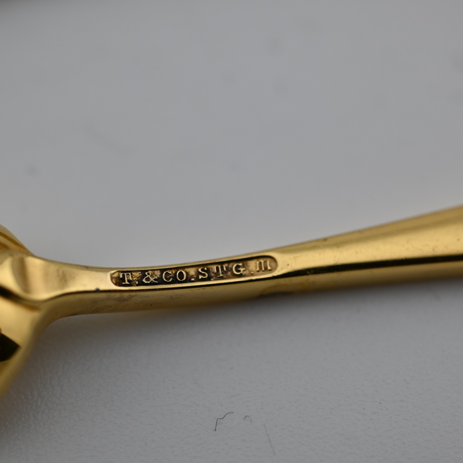 RARE 4 Tiffany & Co Sterling Silver Gilt Salt Cellars & Spoons Mexico 7.55ozt