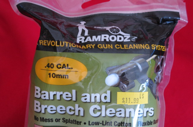 RamRodz Barrel & Breech Cleaners Swabs 120 PCS .40 CAL /10mm NEW