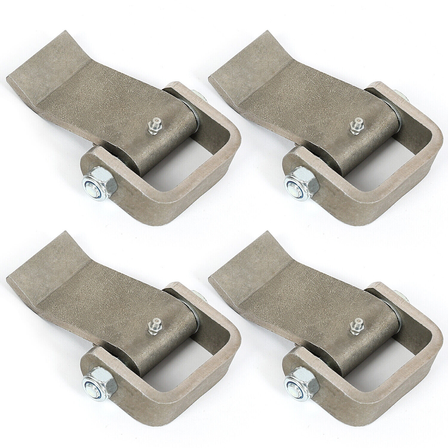 4pcs Door Hinges Heavy Duty Greaseable Dump Truck Trailer Strap Style Gate