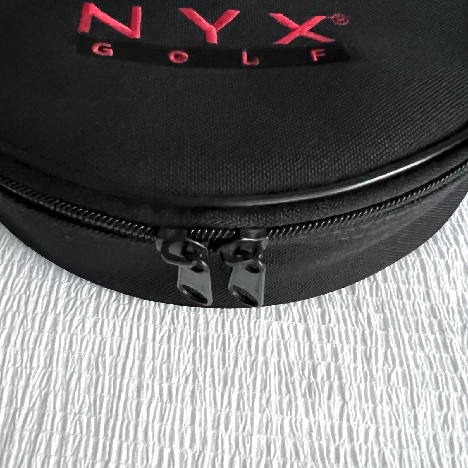 NYX Golf Black Sunglasses Case - CASE Only With Foam Padding And Sleeve And Clip