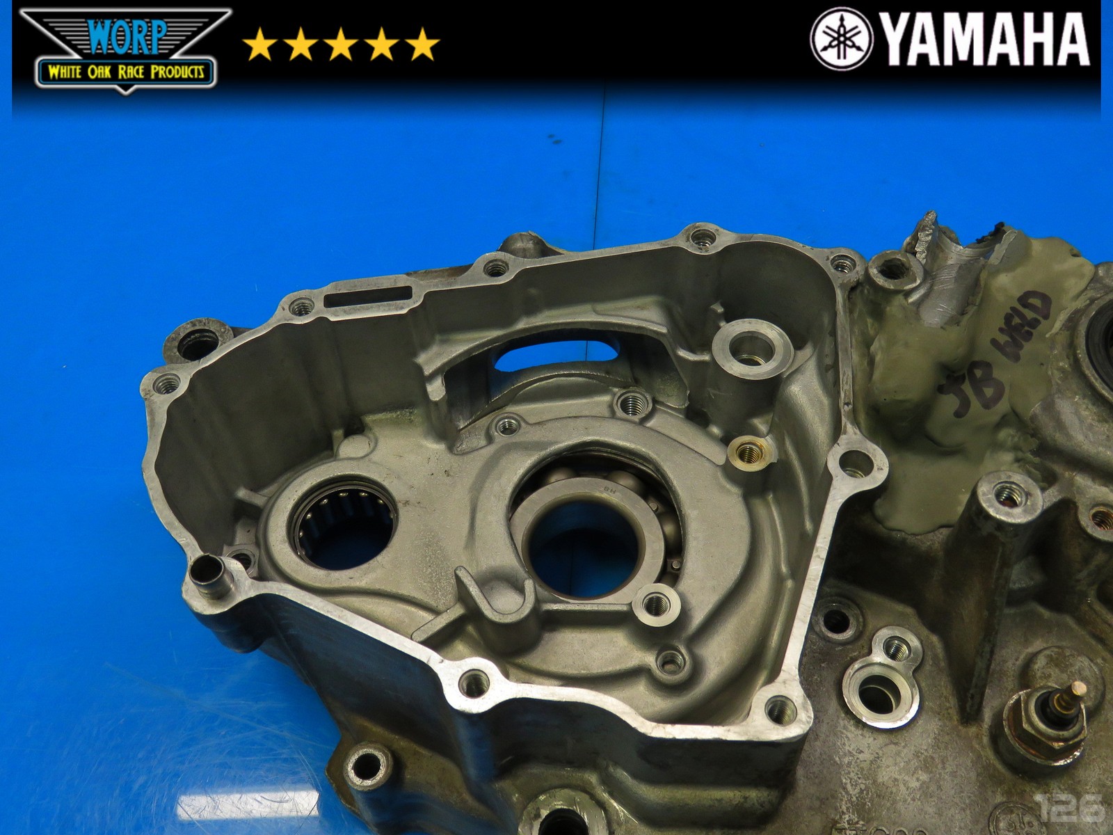 2004 YAMAHA YFZ450 LEFT SIDE CRANKCASE CRANK CASE BOTTOM END ~ GENUINE OEM 04-05