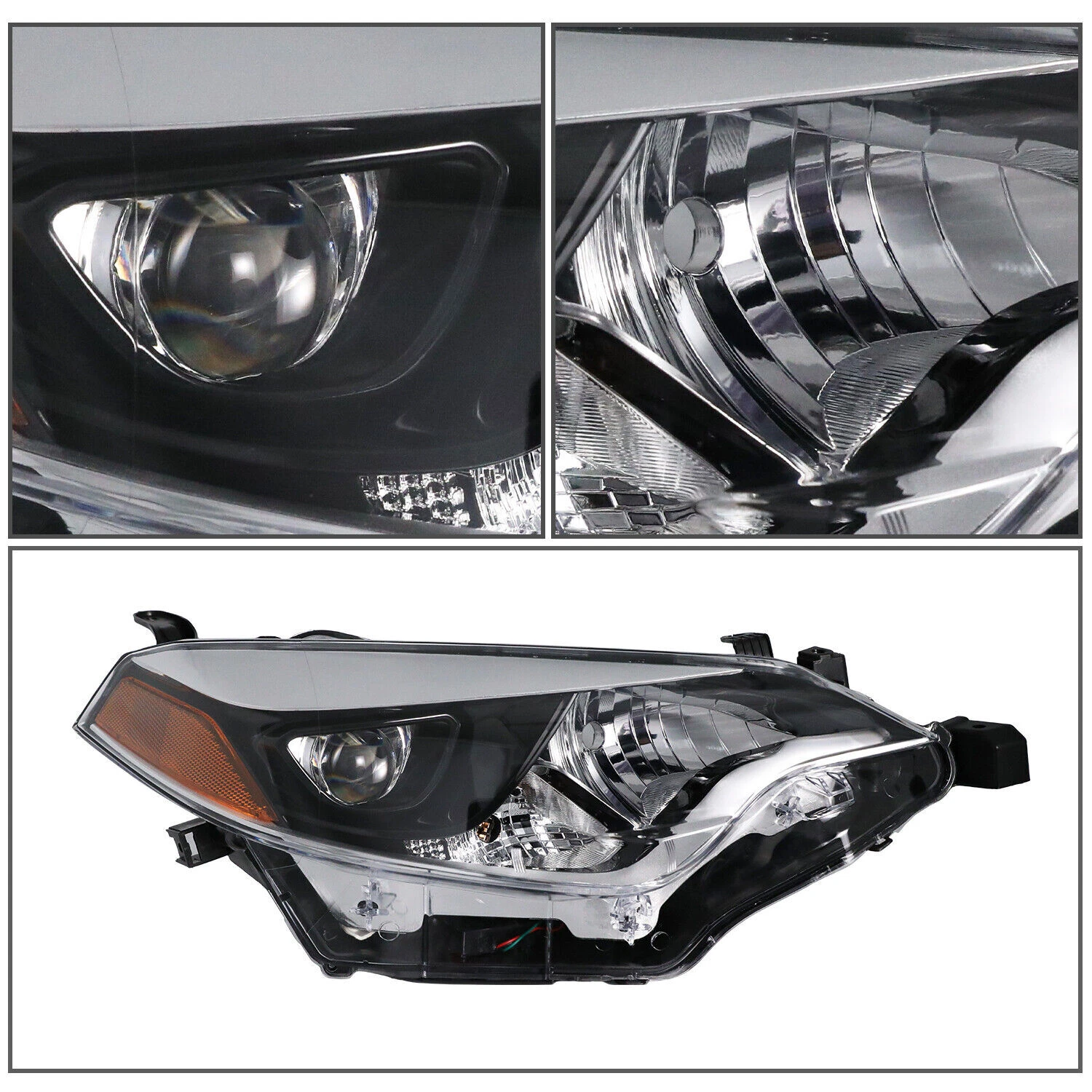 Headlights For 2014 2015 2016 Toyota Corolla Headlamps Left+Right SET Head Light