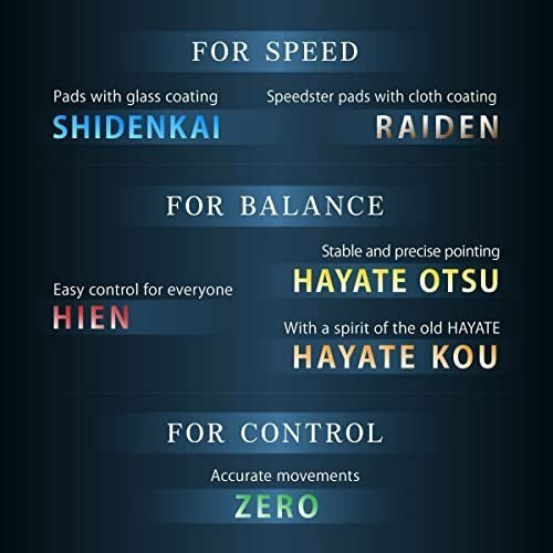 ARTISAN FX ZERO Gaming Mouse Pad XSOFT/SOFT/MID S/M/L/XL New Logo Version F/S