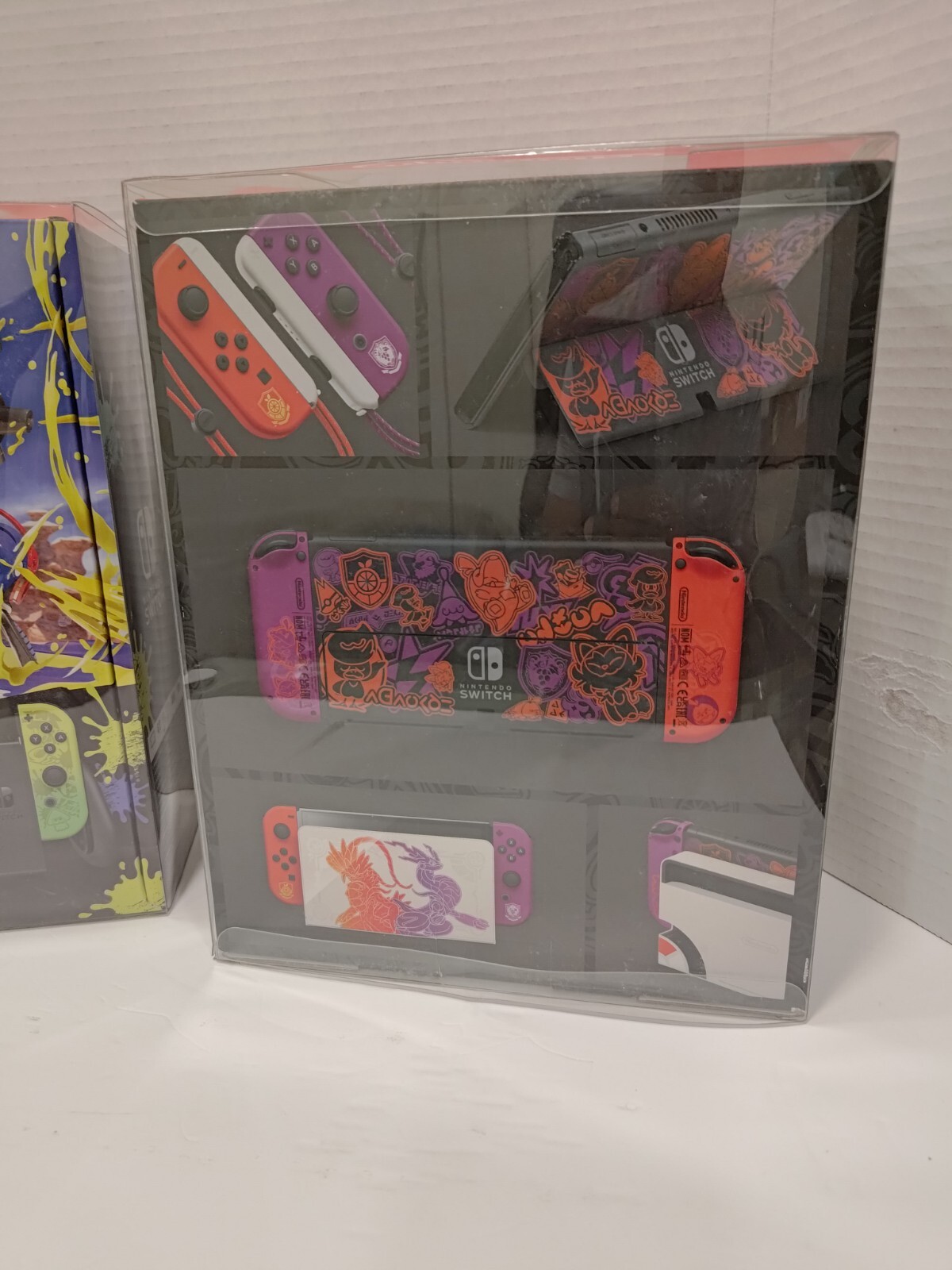 OLED Switch Console Box Protector & Display Case, Fits All OLED MARIO EDITION!