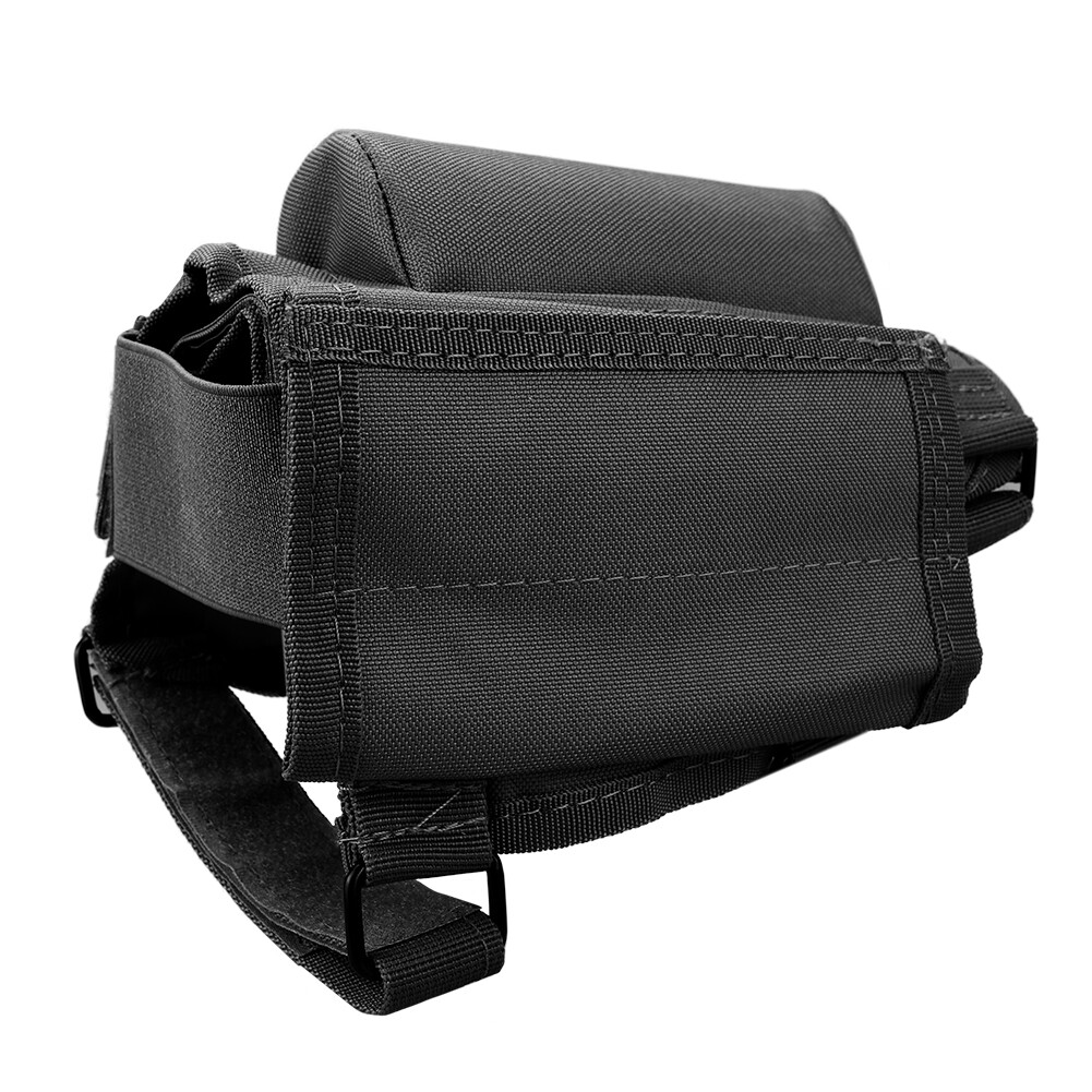 Tactical Rifle Buttstock Cheek Rest Riser Ammo Cartridges Carrier Case Holder US