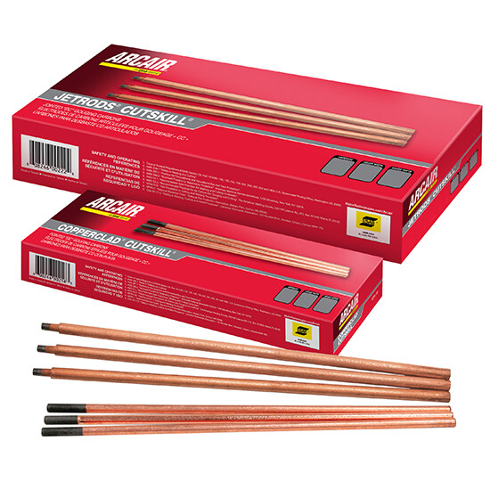 ARCAIR by ESAB 5/16" x 12" Carbon Gouging Rods Copperclad DC Electrodes 50pc