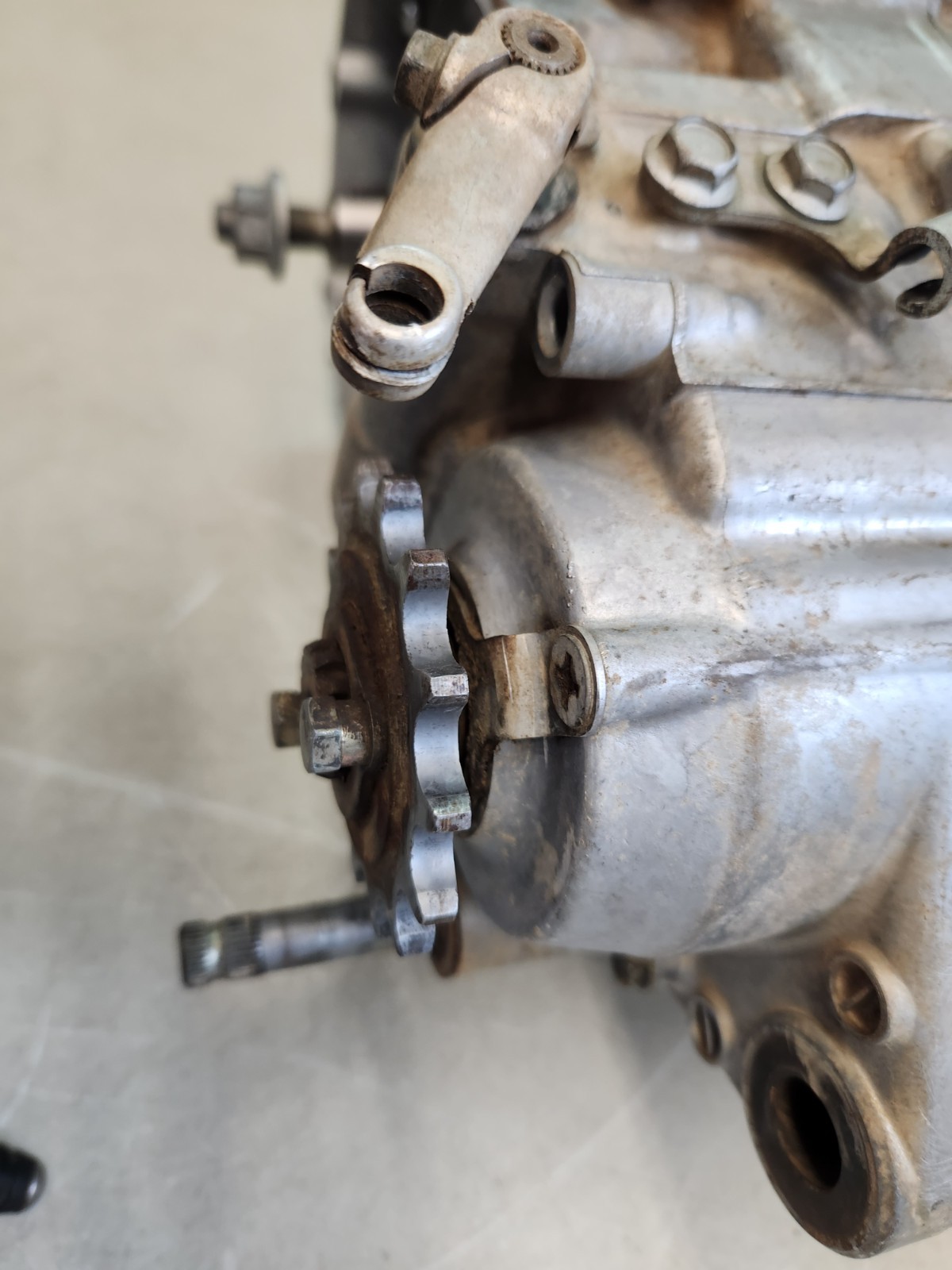 03-08 LTZ400 ltz KFX DVX 400 engine motor bottom end crank case transmission