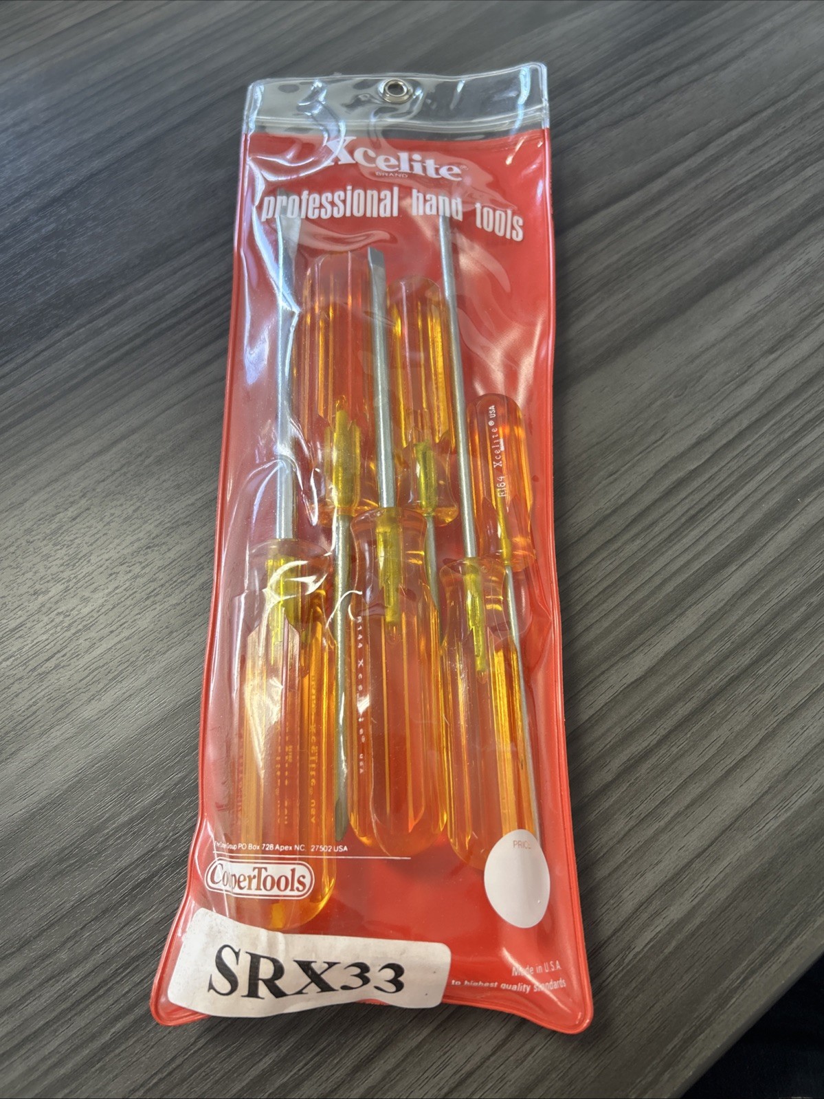 Weller SRX33 Xcelite 6-Piece Screwdriver Set, Round Blade