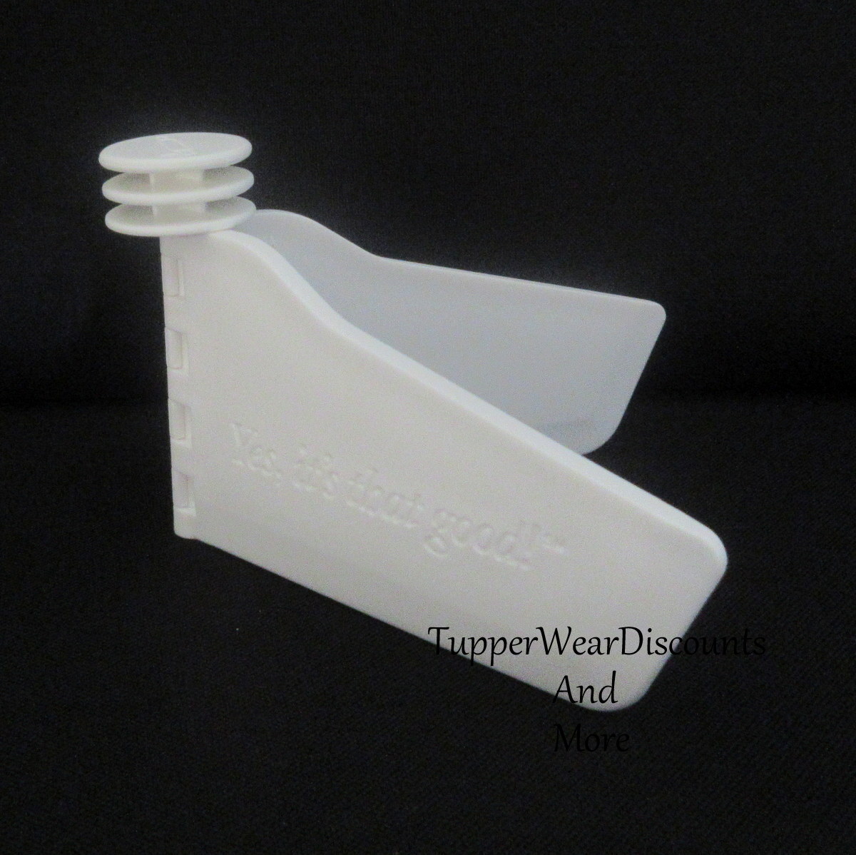 Brand New NIP White Pie ~Quiche Stand Gate Keeper Adjustable Holder Keeper Saver