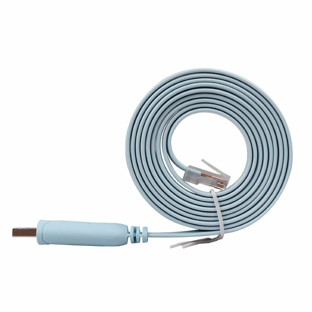 USB to RS232 Serial to RJ45 CAT5 Console Adapter Cable for Cisco Routers FTDI