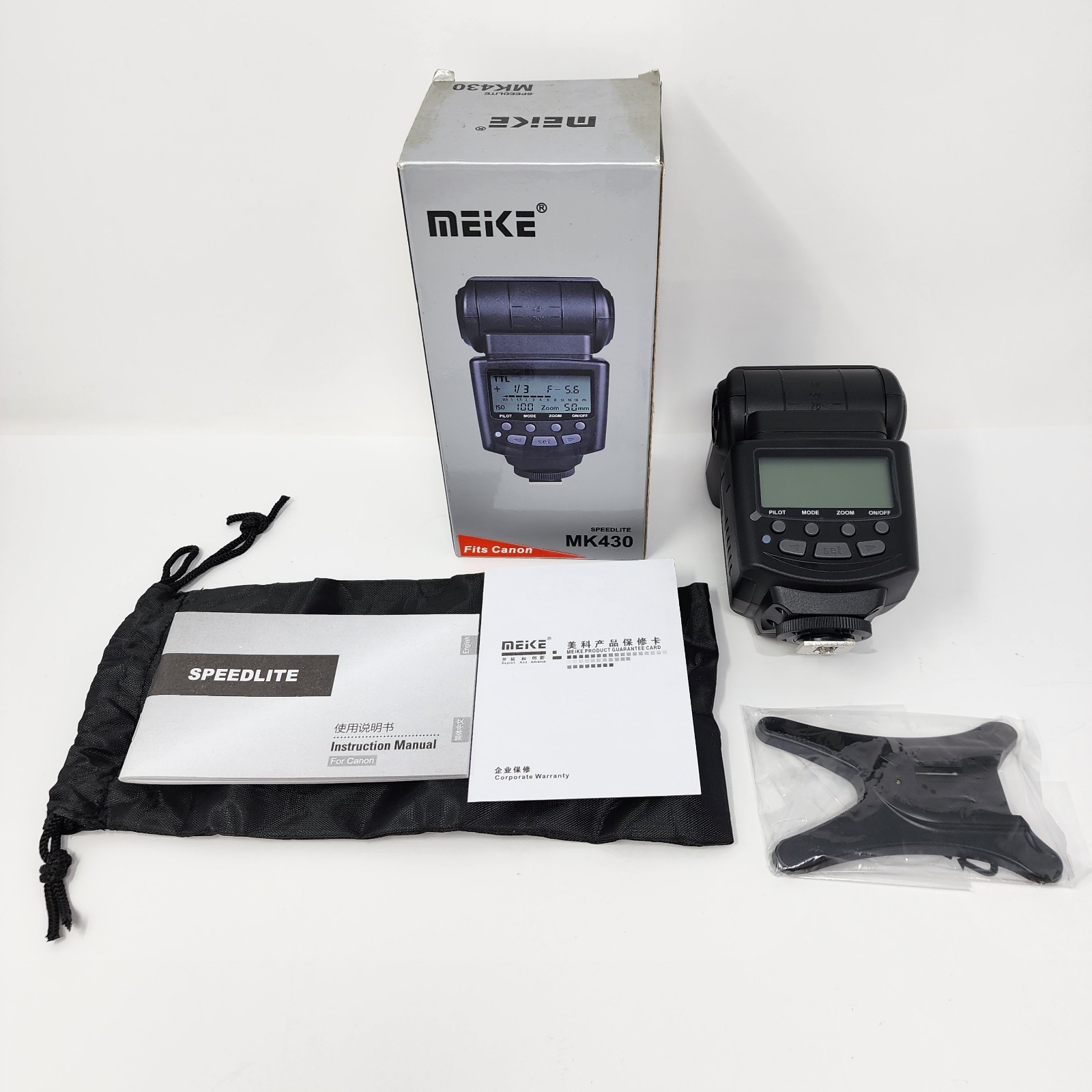 Meike MK430 TTL LCD Flash Speedlite Compatible with Canon DSLR Camera