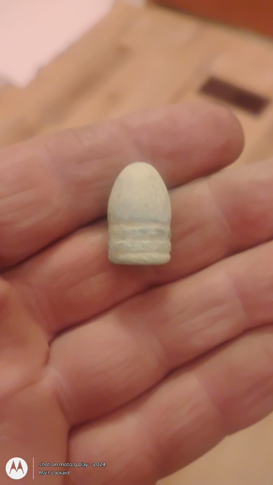 Civil War Gatling Gun Bullet M&M #142