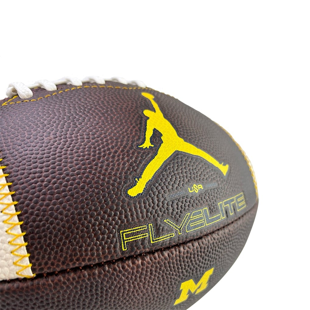 Michigan Wolverines Jordan Brand Fly Elite Game Football Authentic 100%