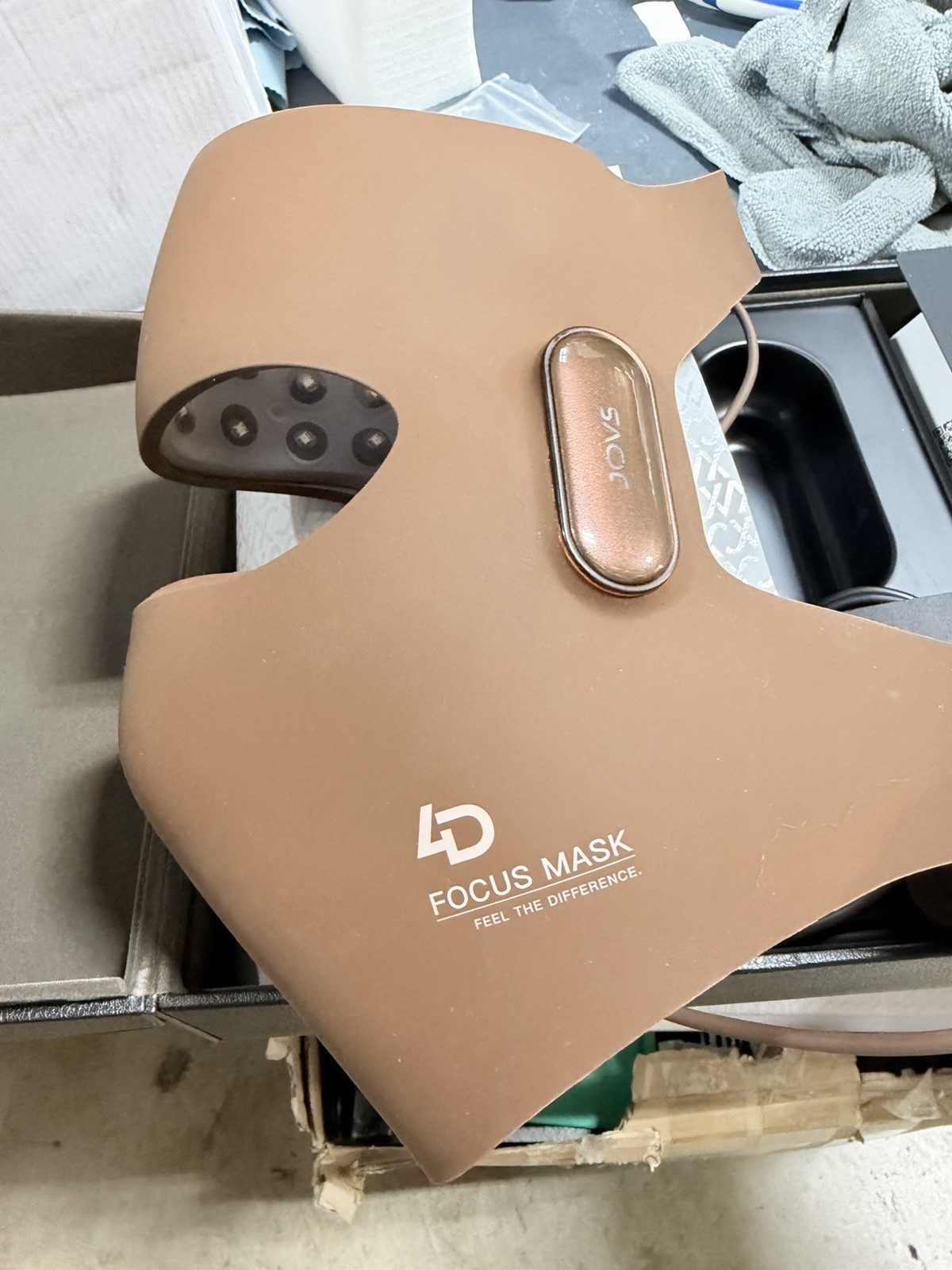 JOVS 4D Laser Light Therapy Mask - Red Light Therapy for Face, Led Face Mask