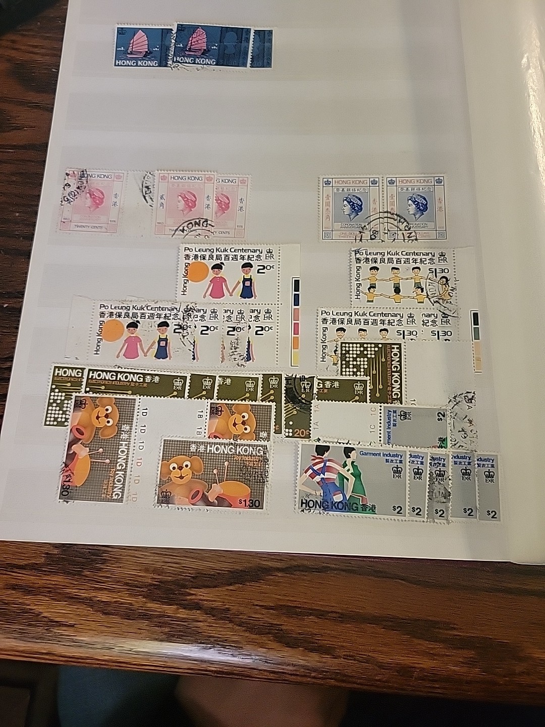 Worldwide Stamp Collection in Album Full of Stamps - Mint & Used Royal Mail HK