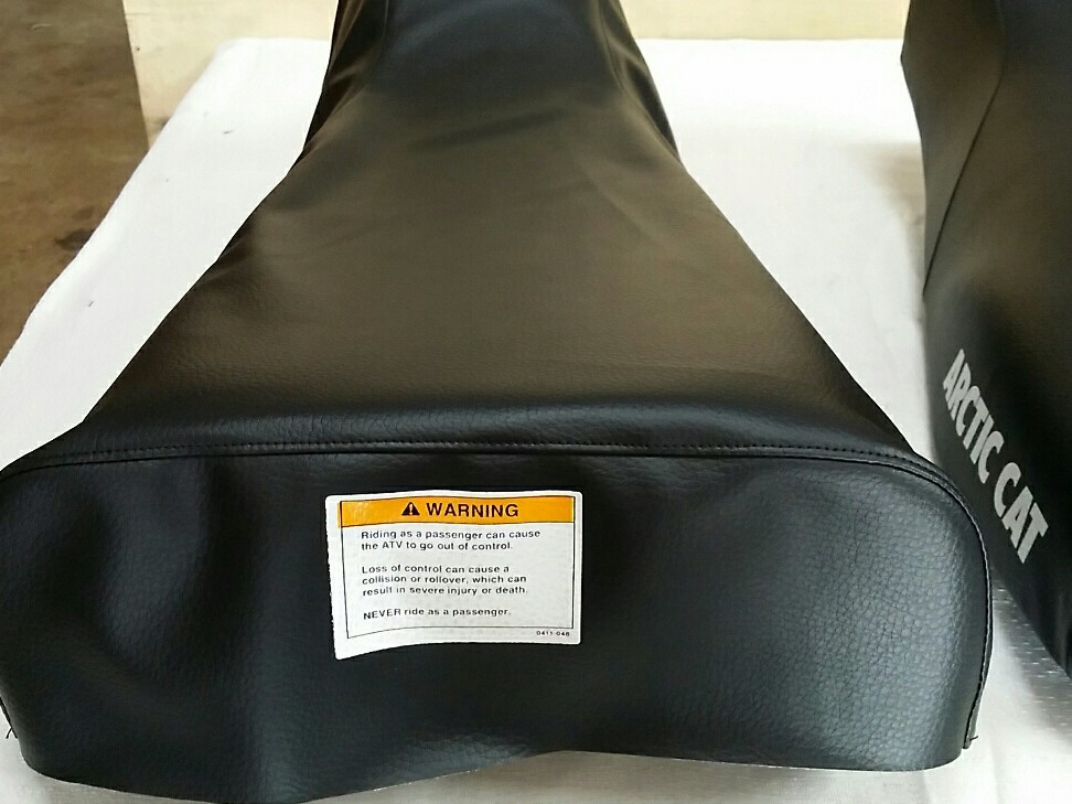 ARCTIC CAT 250 300 400 454 500 2X4 4X4 1996-2005 MODEL SEAT COVER BLACK (P10)