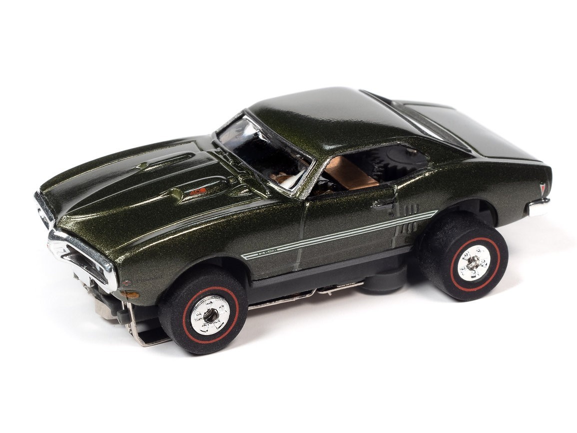 Auto World '68 Pontiac Firebird Green - Cars & Coffee Tjet 1/64 Scale - SC392
