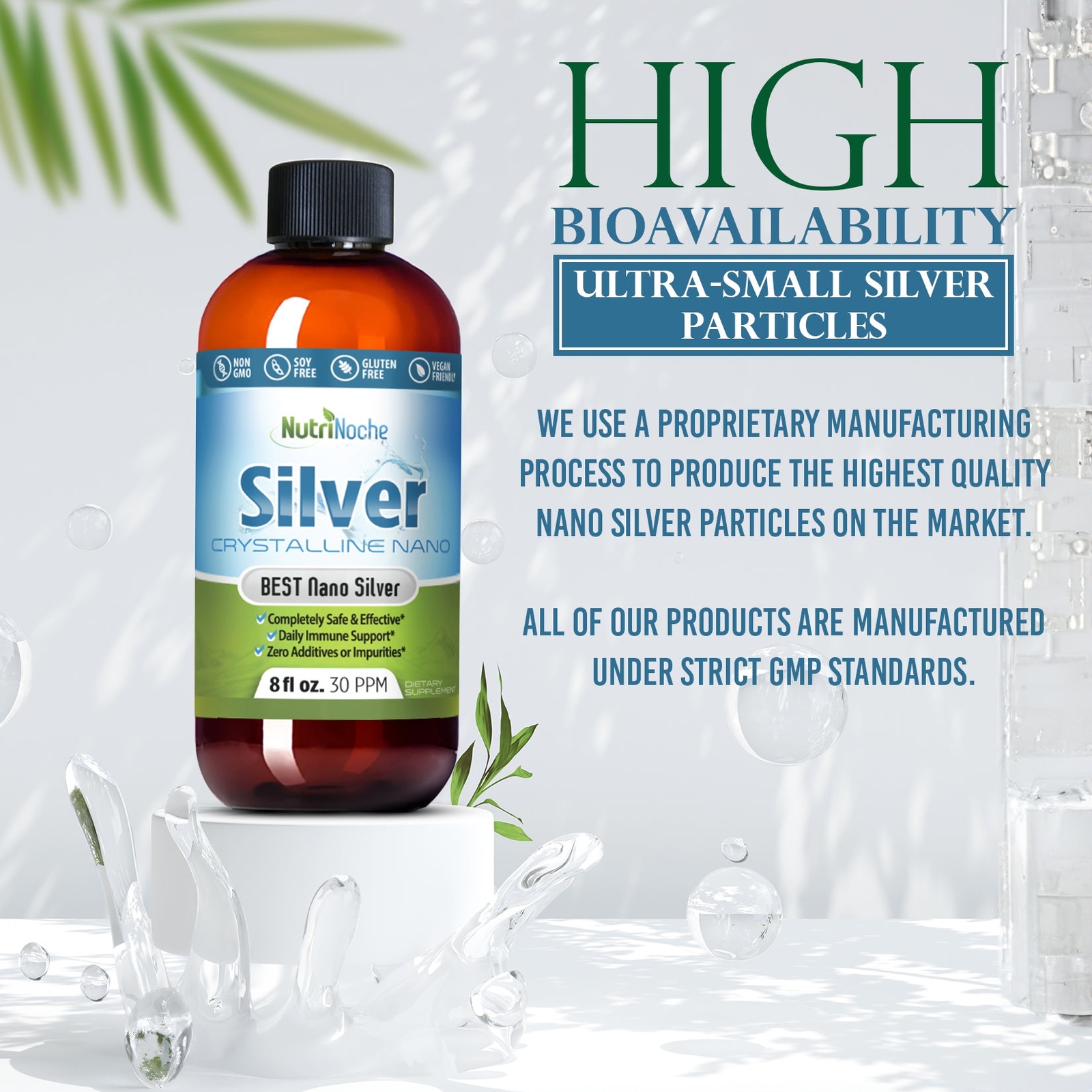 Colloidal Silver | 99.99% Pure Nano Silver Particles from NutriNoche