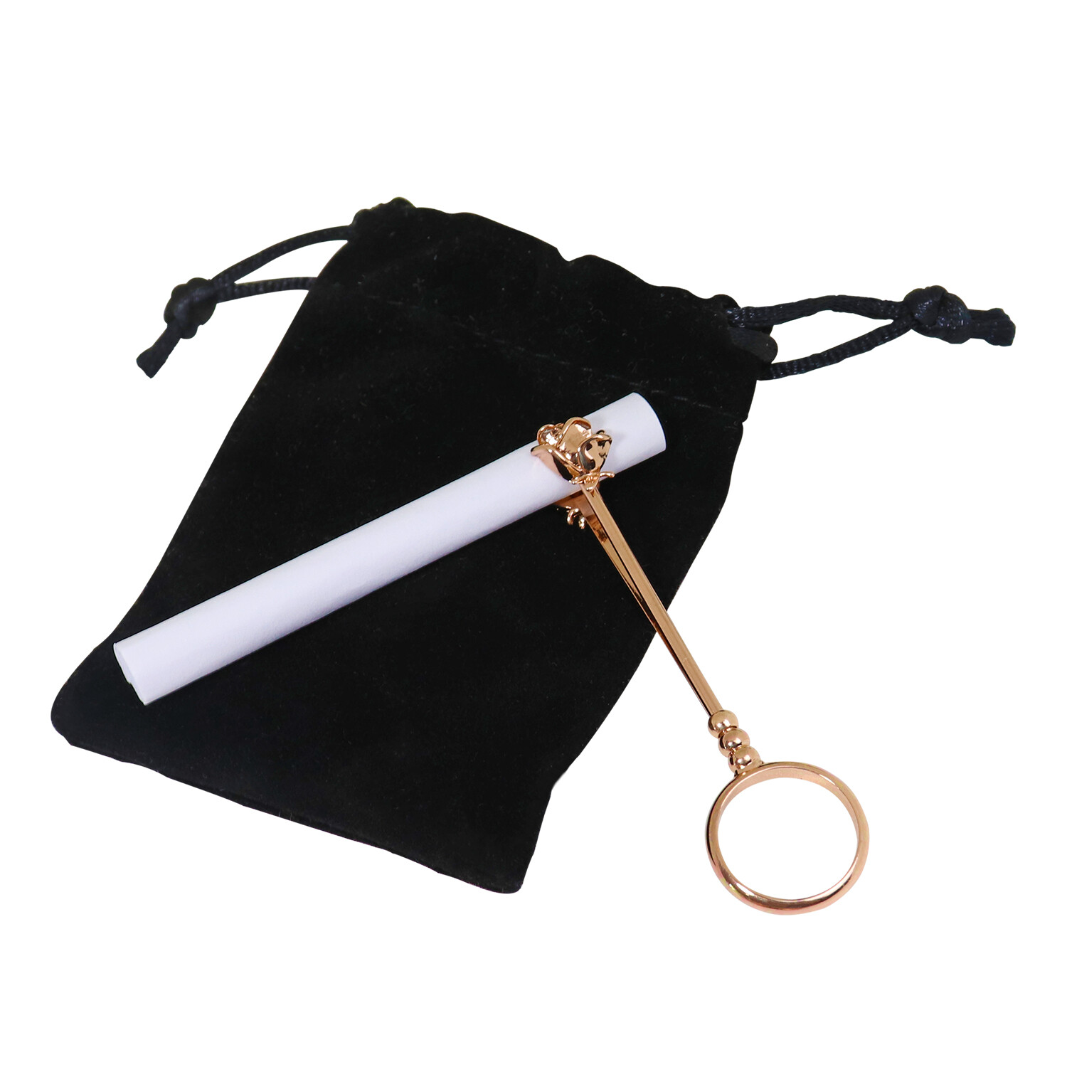 Cigarette Holder Ring Elegant Finger Holder Ring for Lady Smoker Smoke Holder