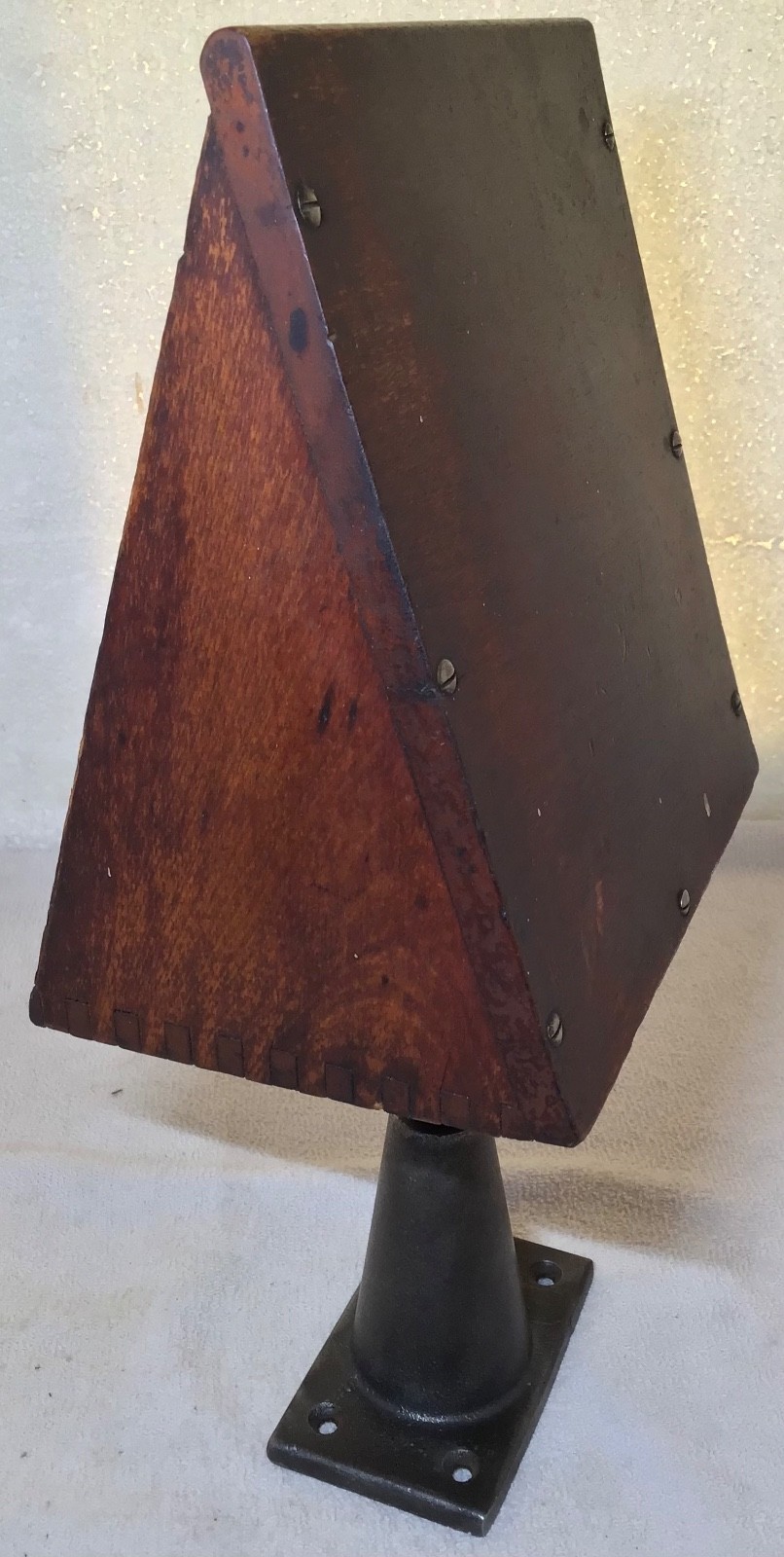 vintage ~BUNNELL old railroad TELEGRAPH RESONATOR hood BOX + SOUNDER~ morse code