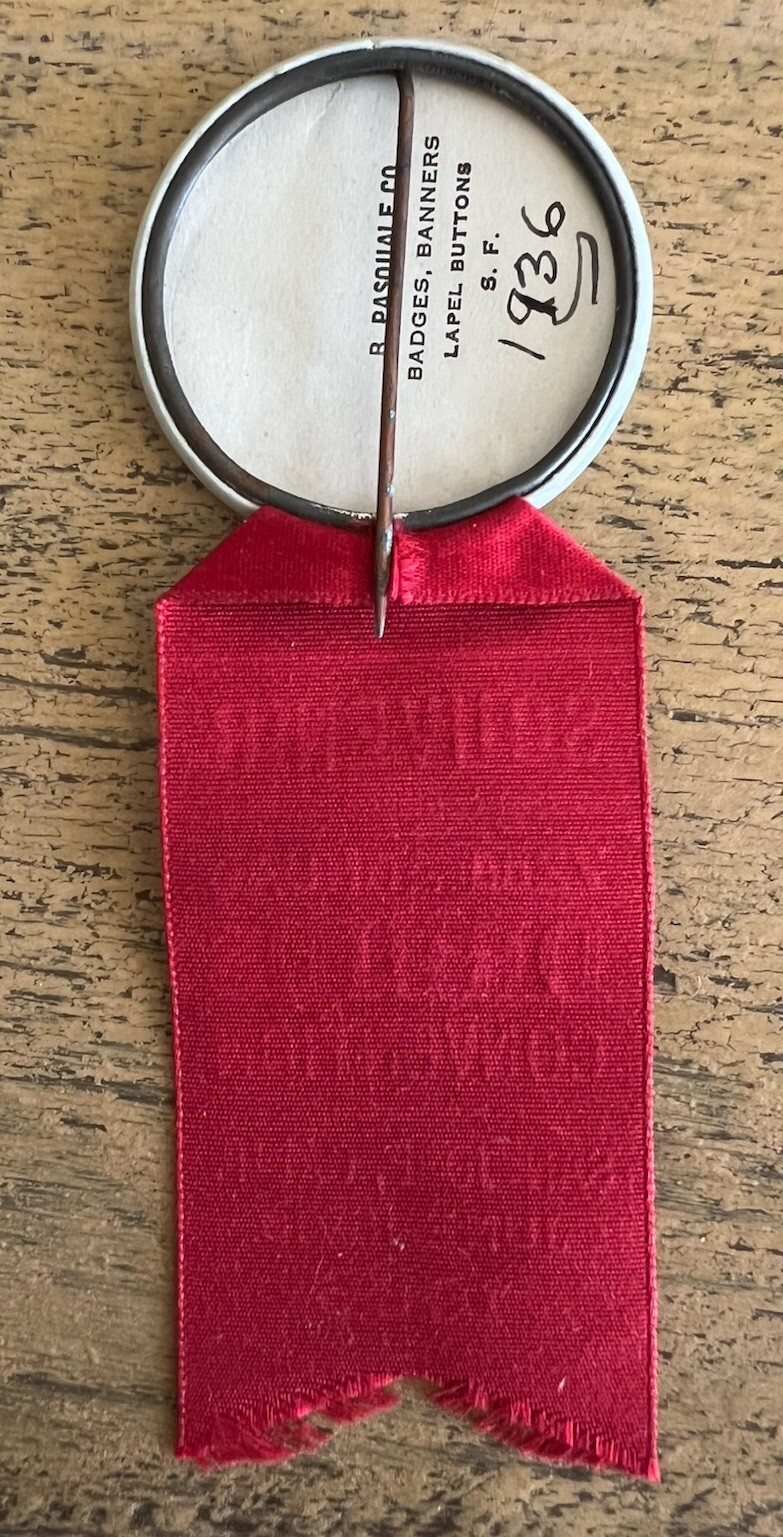 1936-1939 Druids California Ribbons Ephemera Lot