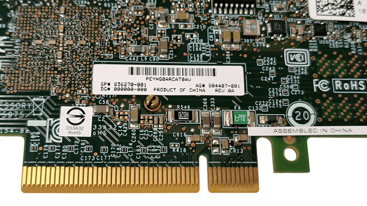 HP P408e-p SR G10 12G HBA Controller 804407-001 836270-001 Full Height No Cable