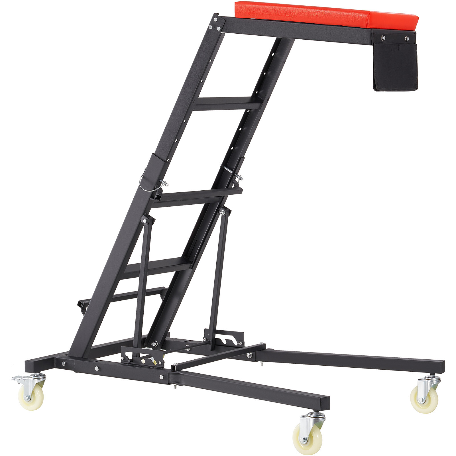 VEVOR Automotive Topside Creeper 400LBS Adjustable Height Movable with 4 Wheels