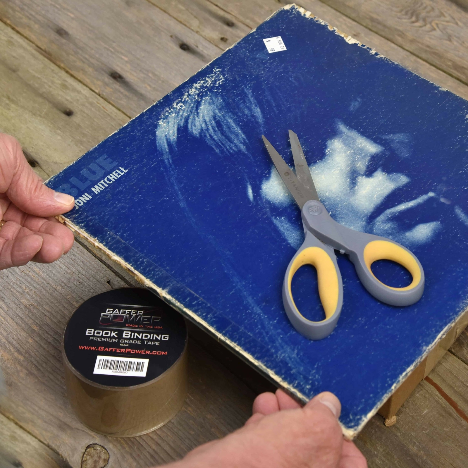 Bookbinding Tape by Gaffer Power, Clear Book Repair Tape - 2" X 15 Yards