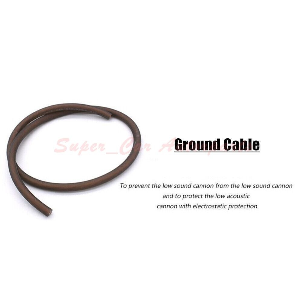 4 Gauge Car Audio Cable Kit Amplifier Install Amp RCA Subwoofer Sub Wiring 2300W